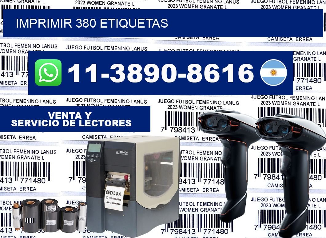 IMPRIMIR 380 ETIQUETAS