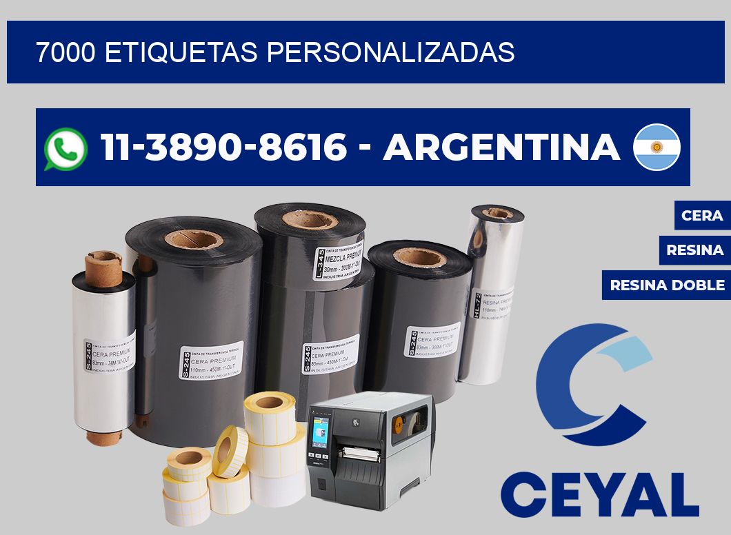 7000 ETIQUETAS PERSONALIZADAS
