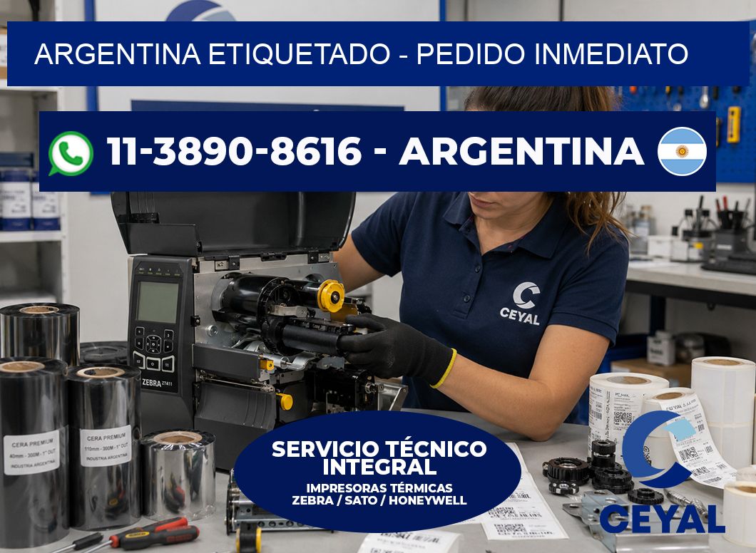 ARGENTINA ETIQUETADO - Pedido inmediato