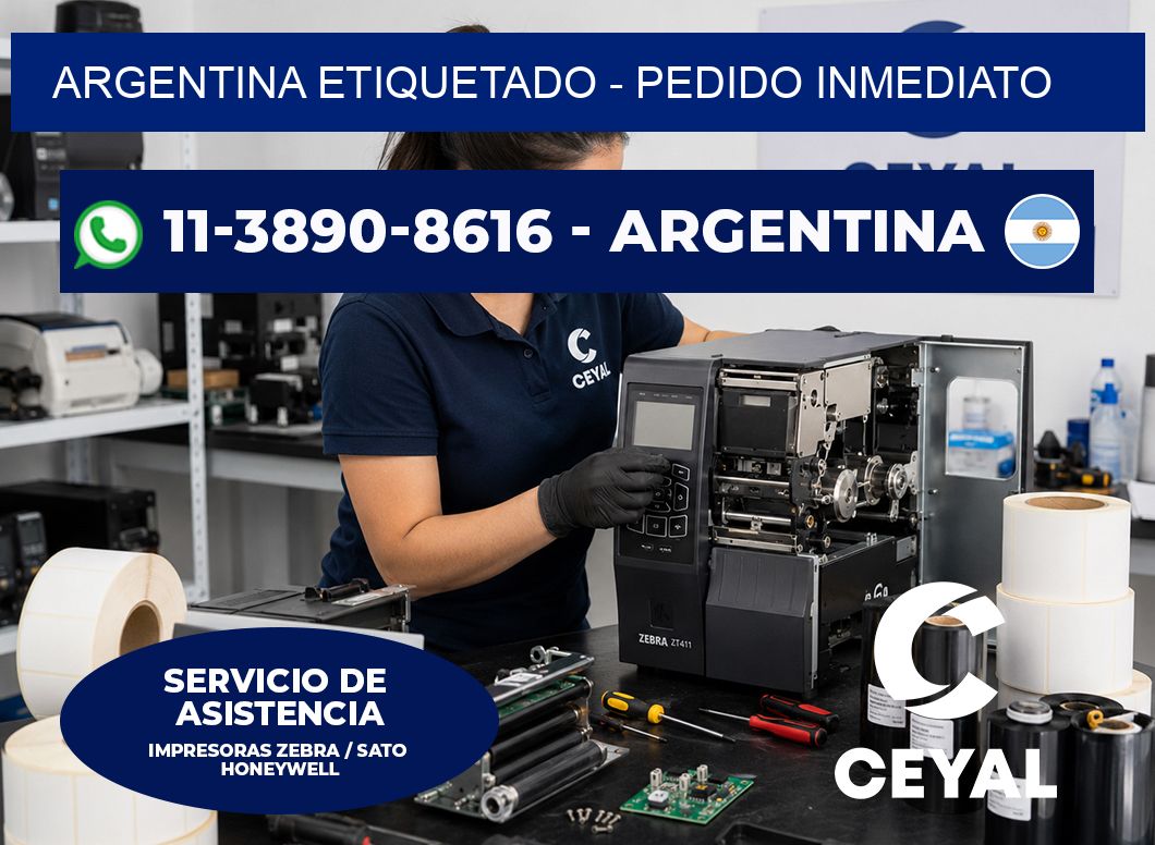 ARGENTINA ETIQUETADO - Pedido inmediato