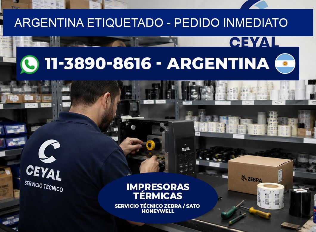 ARGENTINA ETIQUETADO - Pedido inmediato