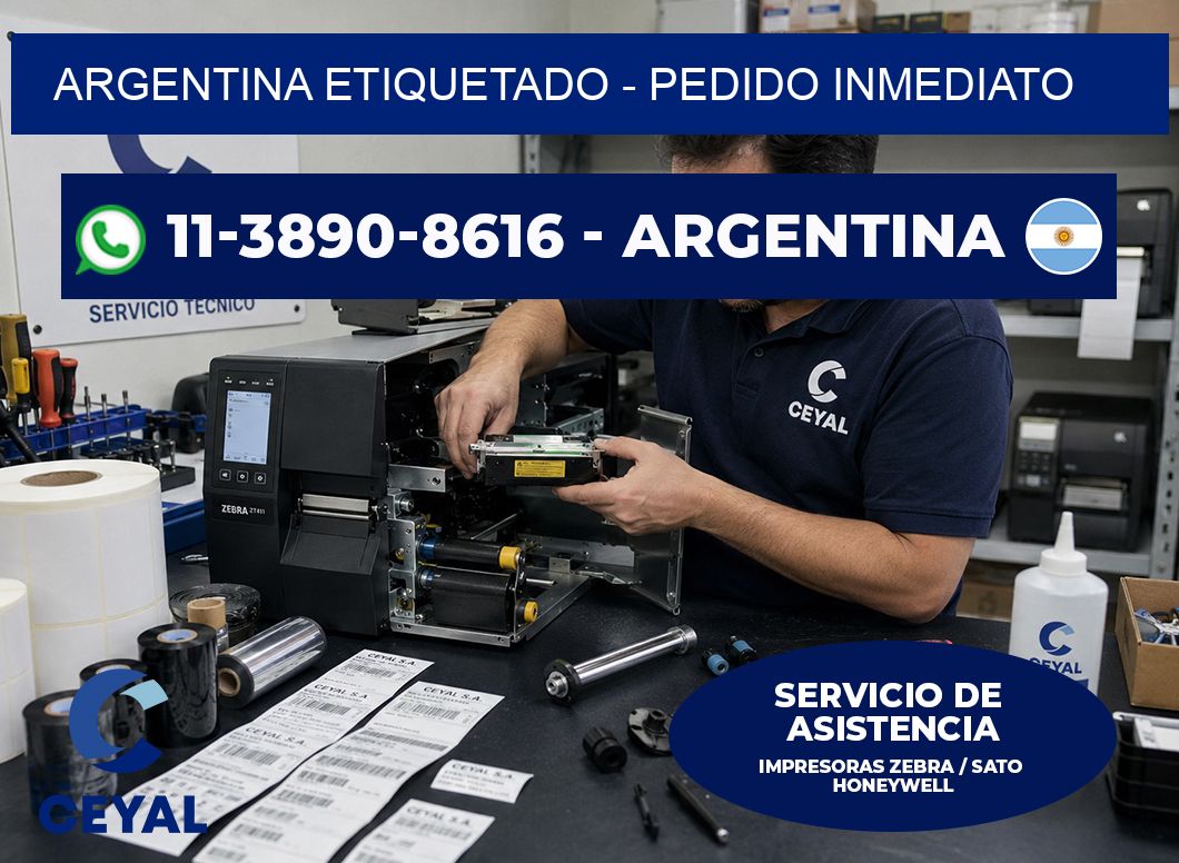 ARGENTINA ETIQUETADO – Pedido inmediato