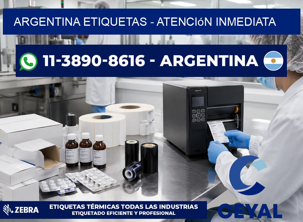 ARGENTINA ETIQUETAS - Atención inmediata