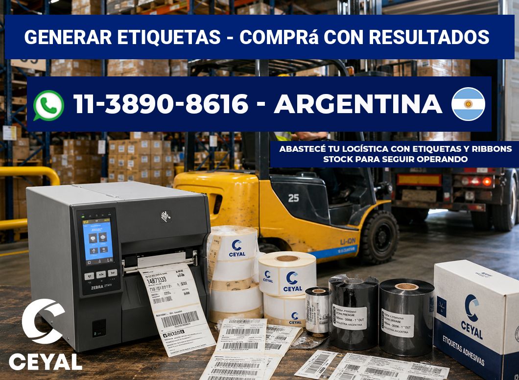 GENERAR ETIQUETAS - Comprá con resultados