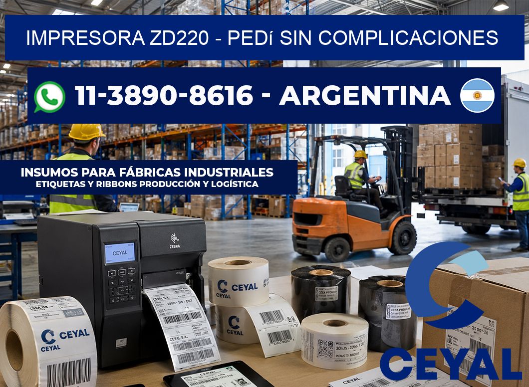 IMPRESORA ZD220 – Pedí sin complicaciones