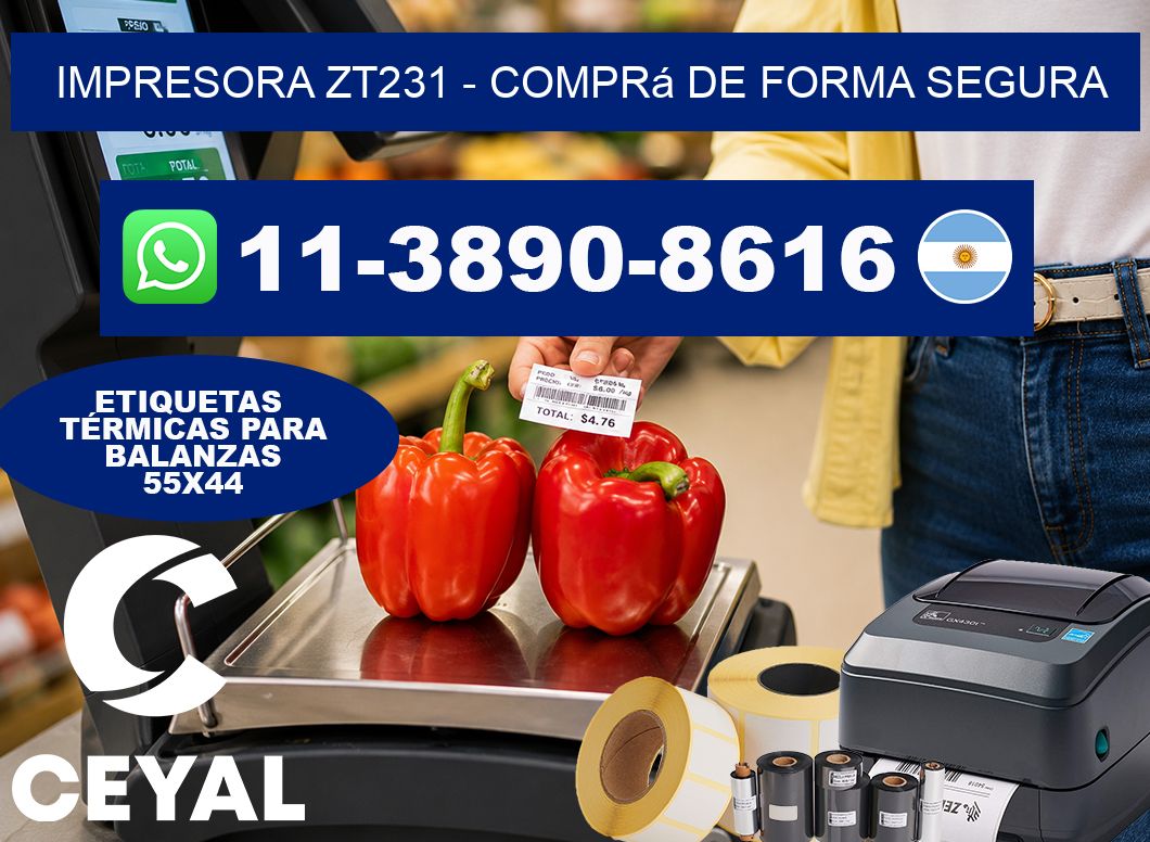 IMPRESORA ZT231 – Comprá de forma segura