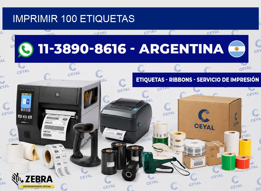 IMPRIMIR 100 ETIQUETAS
