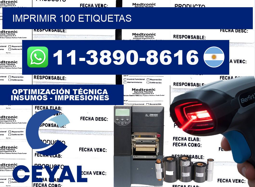 IMPRIMIR 100 ETIQUETAS