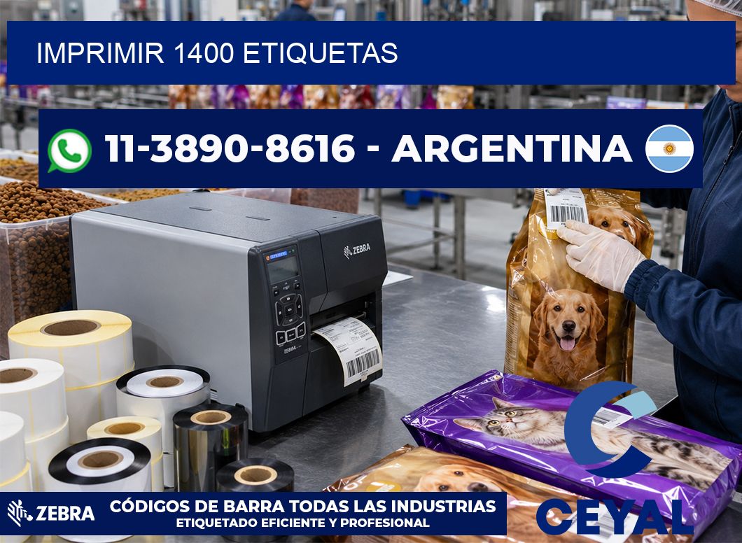IMPRIMIR 1400 ETIQUETAS