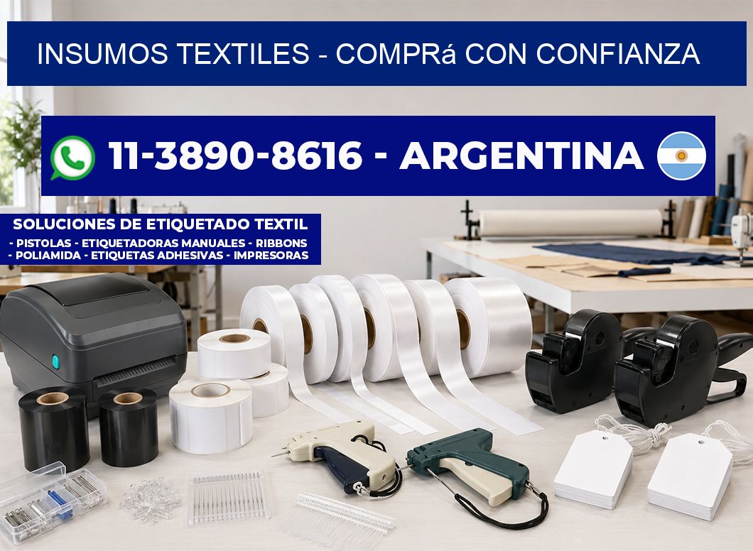 INSUMOS TEXTILES - Comprá con confianza