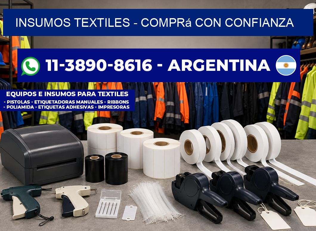 INSUMOS TEXTILES - Comprá con confianza