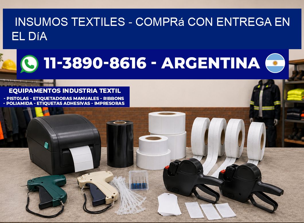INSUMOS TEXTILES - Comprá con entrega en el día