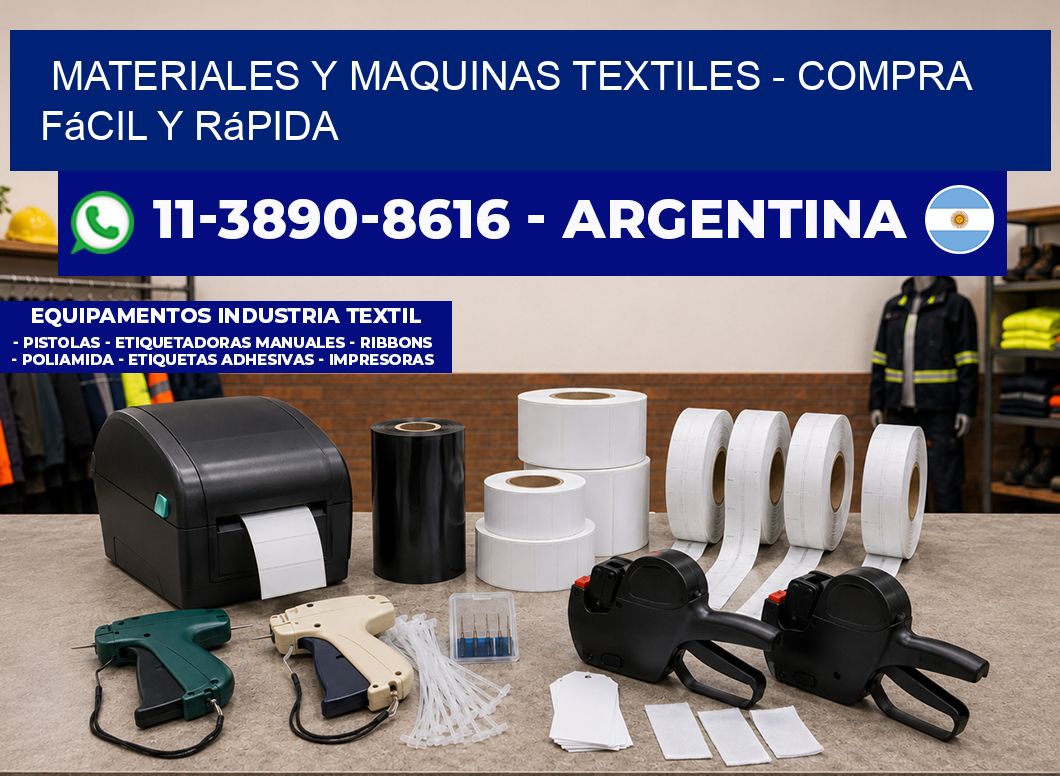 MATERIALES Y MAQUINAS TEXTILES - Compra fácil y rápida