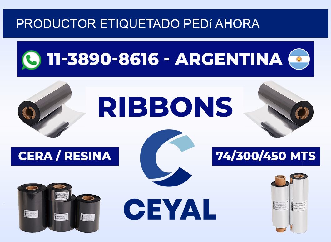 PRODUCTOR ETIQUETADO Pedí ahora