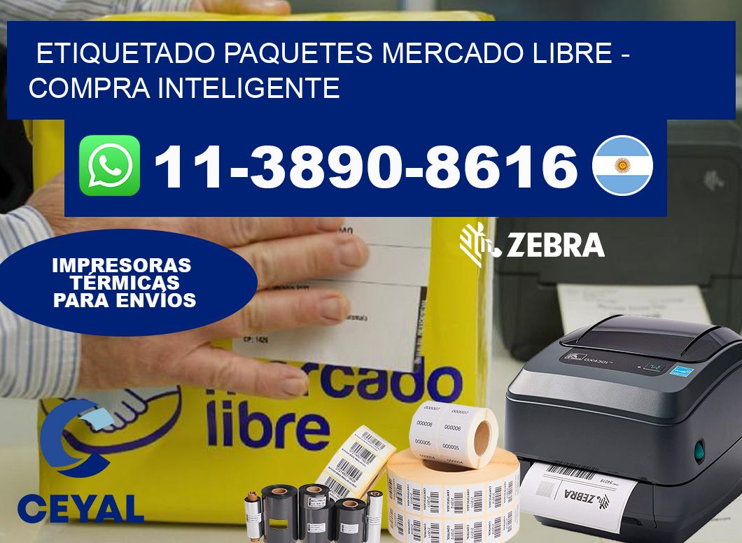 etiquetado paquetes mercado libre - Compra inteligente