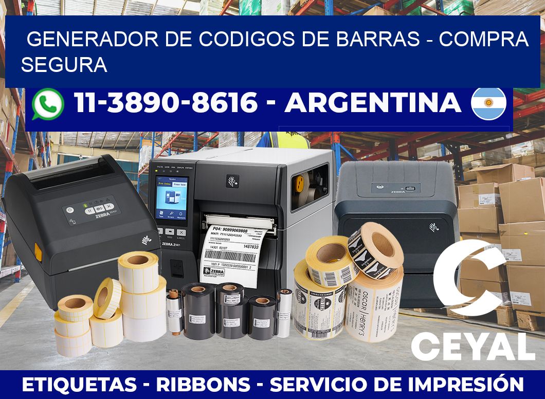 generador de codigos de barras – Compra segura