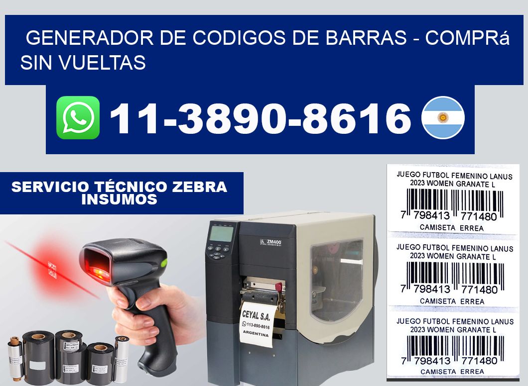 generador de codigos de barras - Comprá sin vueltas