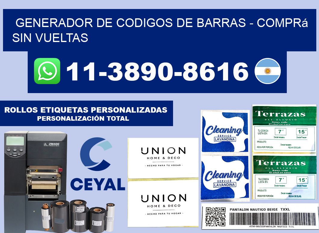 generador de codigos de barras - Comprá sin vueltas