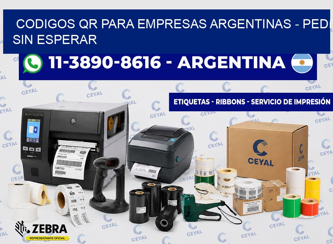 CODIGOS QR PARA EMPRESAS ARGENTINAS - Pedí sin esperar