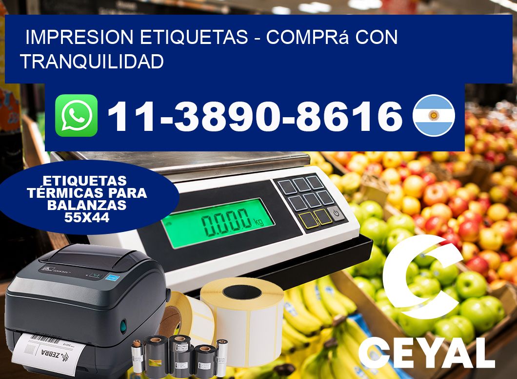 IMPRESION ETIQUETAS – Comprá con tranquilidad