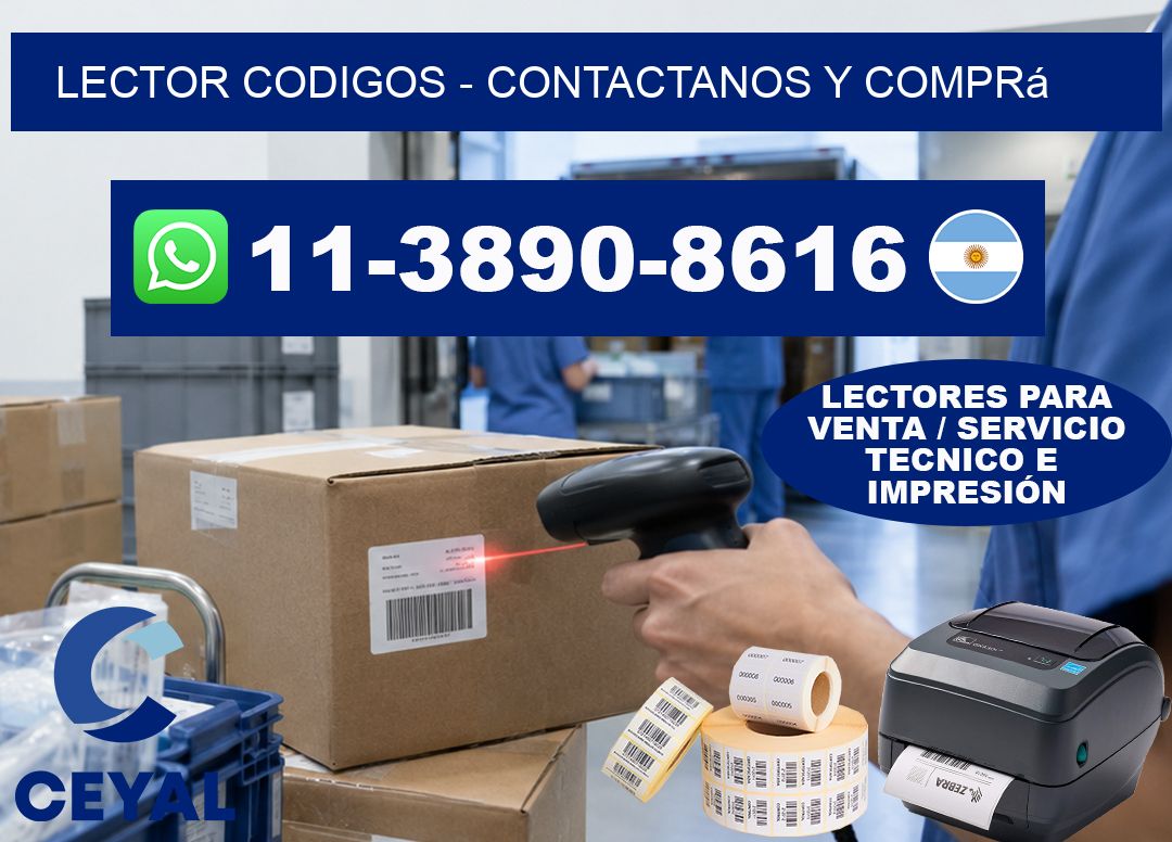 LECTOR CODIGOS - Contactanos y comprá