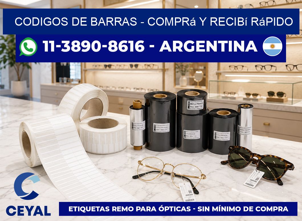 codigos de barras - Comprá y recibí rápido