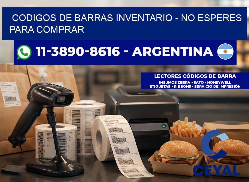 codigos de barras inventario - No esperes para comprar