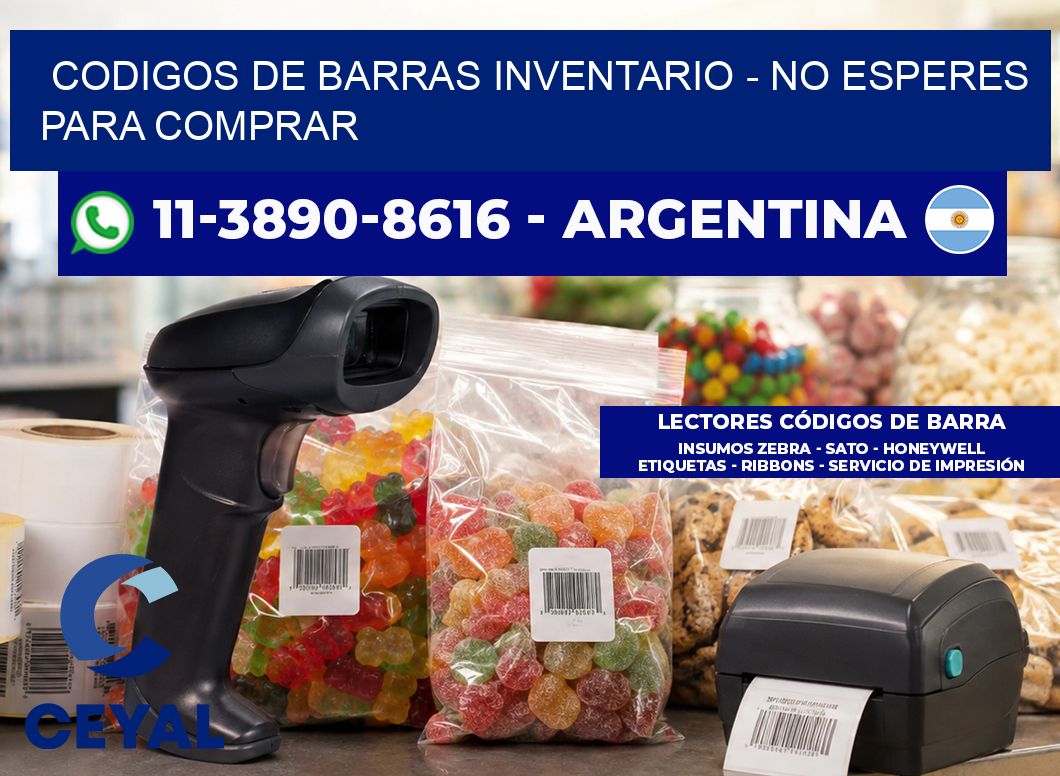 codigos de barras inventario - No esperes para comprar