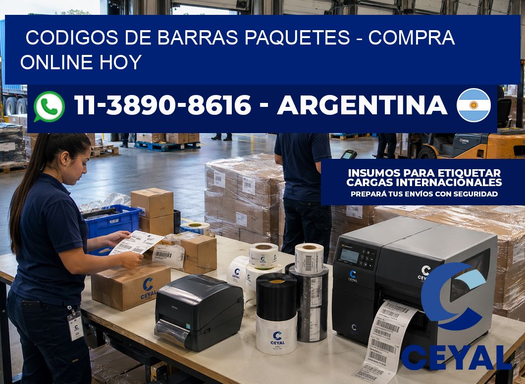 codigos de barras paquetes – Compra online hoy